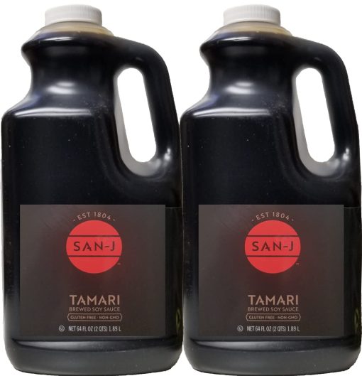 By The Cup chopsticks and Soy Sauce Bundle includes (2) Chopsticks and (2) San-J Tamari Gluten-Free Black Label Soy Sauce, 64 Ounce Bottles - Image 2