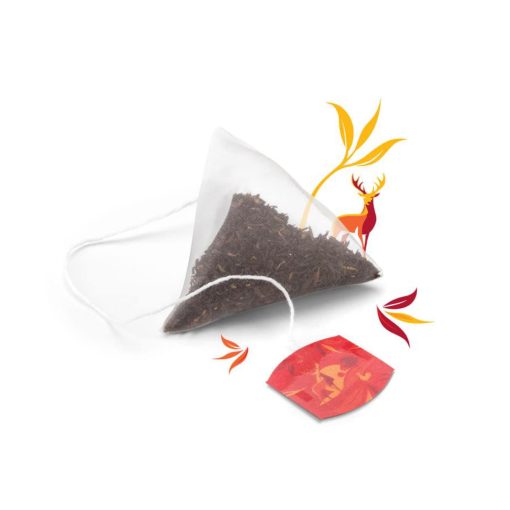 Twinings Discovery Collection Golden Tipped English Breakfast, 20 Large Leaf Pyramid Tea Bags with By The Cup Honey Sticks - Image 2