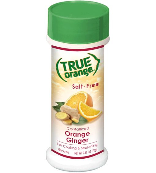 True Citrus True Orange Ginger Spice Blend, 2.47 oz Shaker with By The Cup Swivel Spoons - Image 2