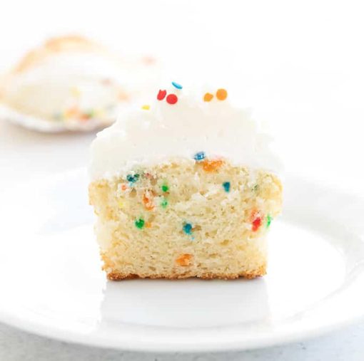 Pillsbury Funfetti Gluten Free Cake and Cupcake Mix with Candy Bits (Pack of 3) with By The Cup Frosting Spreader - Image 3