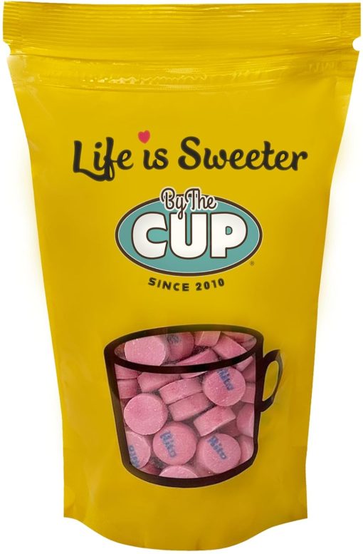 By The Cup Pink Wintergreen Mints, 1.5 Pound Bulk Bag - Image 2