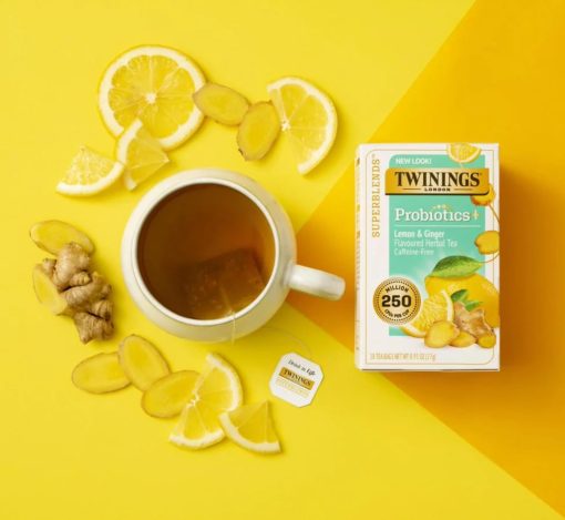 Twinings Belly Relax Sampler (Pack of 48) 4 Flavors, 12 of Each: Turmeric, Orange & Anise, Peppermint & Fennel, Lemon & Ginger, Pure Peppermint with By The Cup Honey Sticks - Image 4