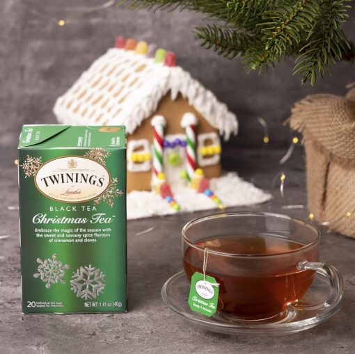 Twinings Black & Herbal Tea Collection (48 Count) Four Seasonal Winter Flavors with By The Cup Honey Sticks - Image 4