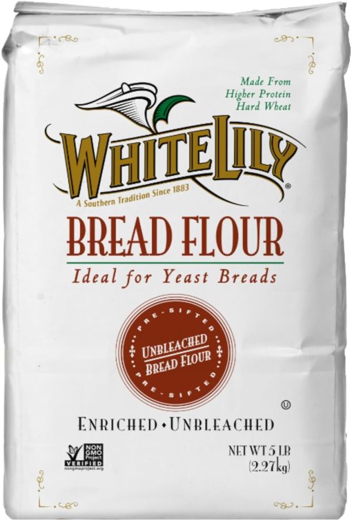 White Lily Bread Flour 5 lb Bag (Pack of 2) By The Cup Swivel Spoons - Image 2