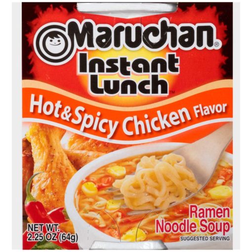 Maruchan Ramen Instant Lunch Variety, 5 Flavors (Pack of 12) with By The Cup Chopsticks - Image 7