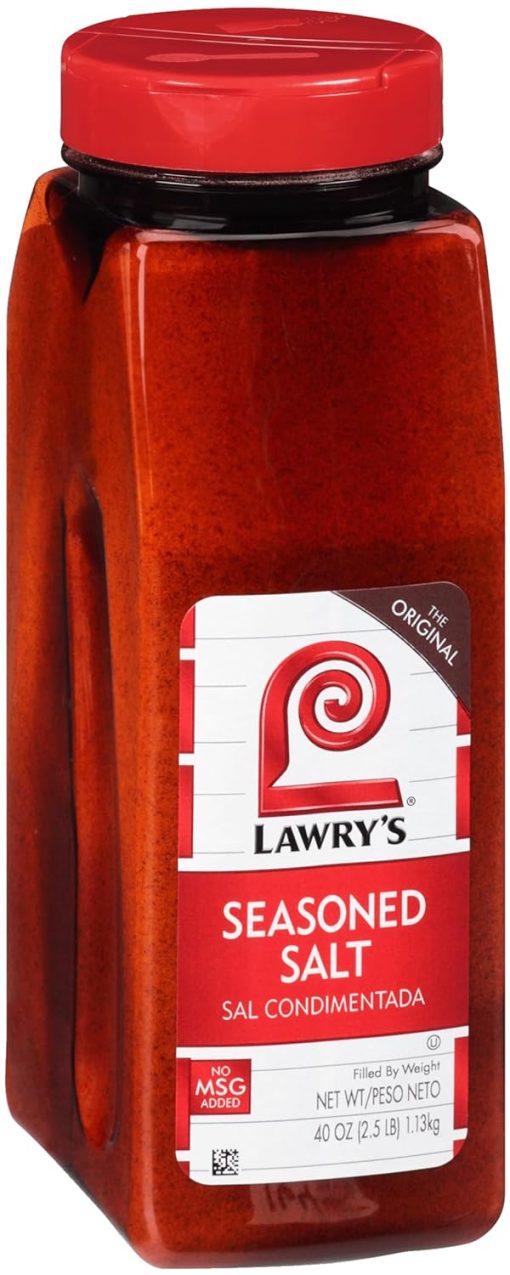 Lawry's Seasoned Salt, 40 oz (Pack of 2) with By The Cup Swivel Spoons - Image 2