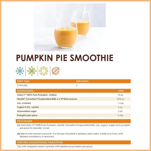 Libby's Pure Pumpkin, Gluten Free, Non-GMO, Superfood, 15 oz Can (Pack of 3) with By The Cup Pie Slicer - Image 7