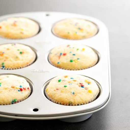 Pillsbury Funfetti Gluten Free Cake and Cupcake Mix with Candy Bits (Pack of 3) with By The Cup Frosting Spreader - Image 2