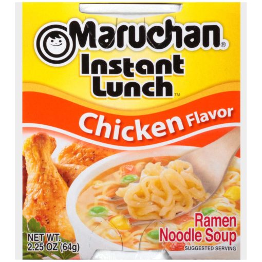 Maruchan Ramen Instant Lunch Variety, 5 Flavors (Pack of 12) with By The Cup Chopsticks - Image 4