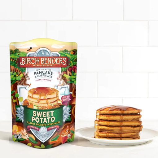 Birch Benders Sweet Potato Pancake and Waffle Mix, 12 oz (Pack of 2) with By The Cup Swivel Spoons - Image 4