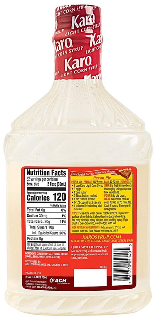 Karo Light Corn Syrup with Real Vanilla, 32 Ounce Bottle with Karo Measuring Spoon - Image 8