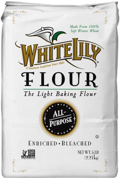 White Lily All Purpose Flour 5 lb Bag (Pack of 2) By The Cup Swivel Spoons - Image 2