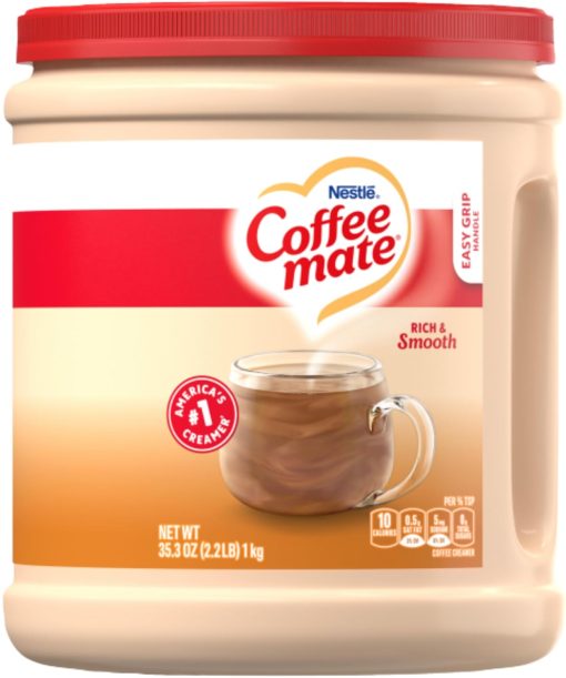 Coffee mate Original Powder Creamer, 35.3 oz Canister (Pack of 2) with By The Cup Stainless Steel Measuring Spoons - Image 6