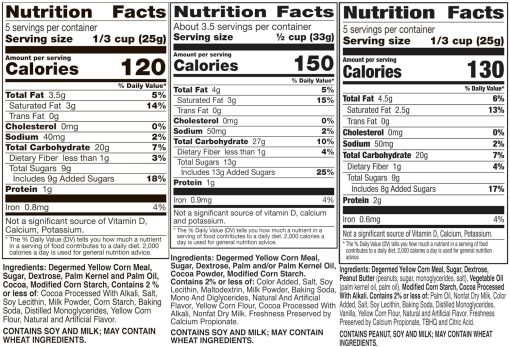 By The Cup Bag Clip with Muddy Buddies Variety Pack, Peanut Butter & Chocolate Flavor 4.5 oz, Cookies & Cream 4.25 oz, Brownie Supreme 4.5 oz Bags, 1 of Each, (Pack of 3) - Image 6