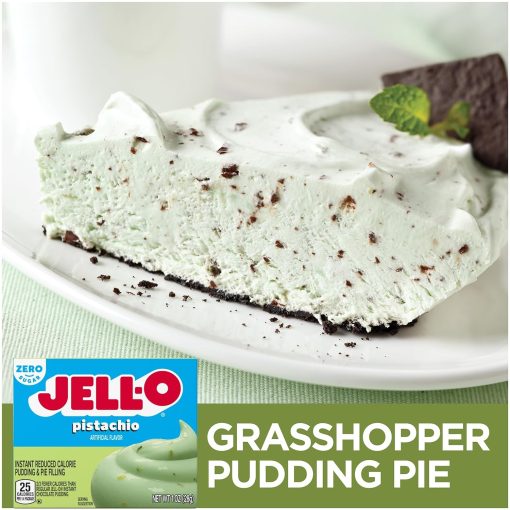 Jell-O Sugar Free Instant Pudding & Pie Filling Mix, 5 Flavor Variety, 2 of each Flavor with By The Cup Mood Spoons - Image 5