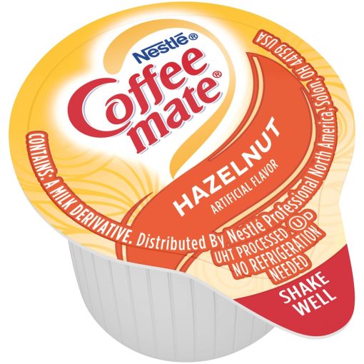 Nestle Coffee mate Liquid Coffee Creamer Singles, Hazelnut, 50 Ct Box with By The Cup Coffee Scoop - Image 4