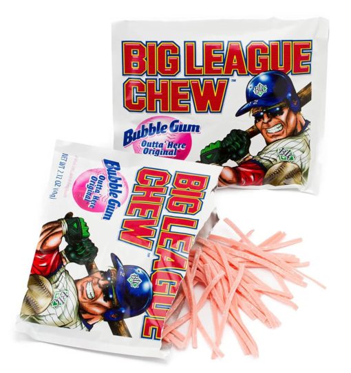 Big League Chew Outta Here Original Shredded Bubble Gum, 2.12 oz (Pack of 3) with By The Cup Mints - Image 5