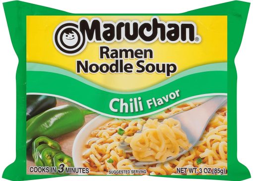 Maruchan Ramen Noodle Soup Variety, 7 Flavors, 3 Ounce Single Servings (Pack of 24) with By The Cup Chopsticks - Image 4