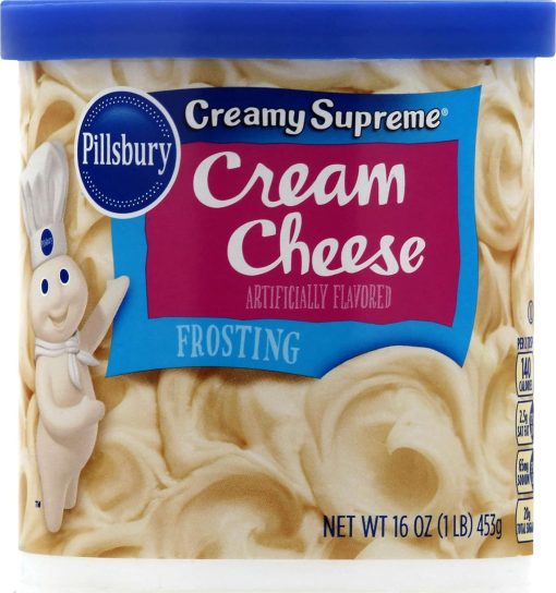 Pillsbury Creamy Supreme Frosting Variety Vanilla, Cream Cheese, Chocolate Fudge with By The Cup Frosting Spreader - Image 4