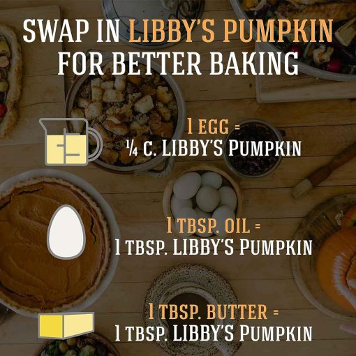 Libby's Pure Pumpkin, Gluten Free, Non-GMO, Superfood, 15 oz Can (Pack of 3) with By The Cup Pie Slicer - Image 5