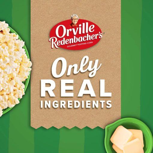 Orville Redenbacher Smart Pop Butter Popcorn Mini Bags, 13.96 oz with By The Cup Bag Clip - Image 5