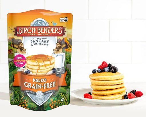 Birch Benders Paleo Pancake and Waffle Mix, 12 oz (Pack of 2) with By The Cup Swivel Spoons - Image 4