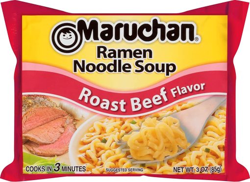 Maruchan Ramen Noodle Soup Variety - 6 Flavors, Pack of 24 with By The Cup Chopsticks - Image 8