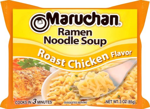 Maruchan Ramen Noodle Soup Variety - 6 Flavors, Pack of 24 with By The Cup Chopsticks - Image 7