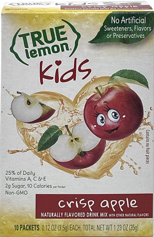 True Lemon Kids Crisp Apple 10 Count (Pack of 2) with By The Cup Stickers - Image 5