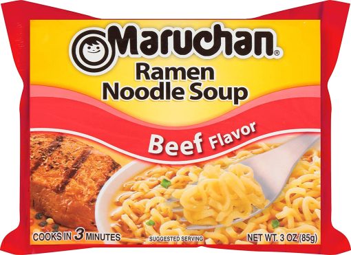 Maruchan Ramen Noodle Soup Variety - 6 Flavors, Pack of 24 with By The Cup Chopsticks - Image 6