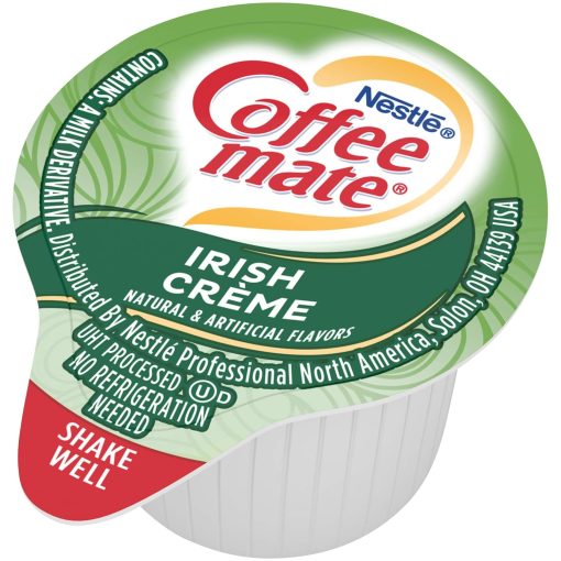 Nestle Coffee mate Liquid Coffee Creamer Singles, Irish Crème, 50 Ct Box (Pack of 2) with By The Cup Coffee Scoop - Image 6