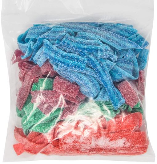 By The Cup Sour Belt 4 Flavor Variety 1.6 Pound Mix of Berry Blue, Green Apple, Strawberry, and Wild Cherry - Image 6