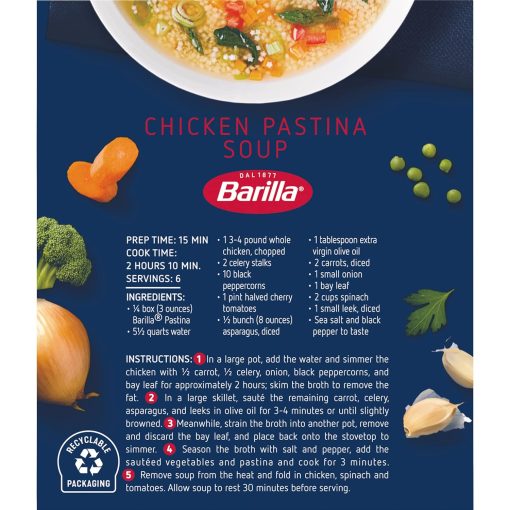 Pastina Pasta, 12 Ounce Box (Pack of 2) with By The Cup Swivel Spoons - Image 7