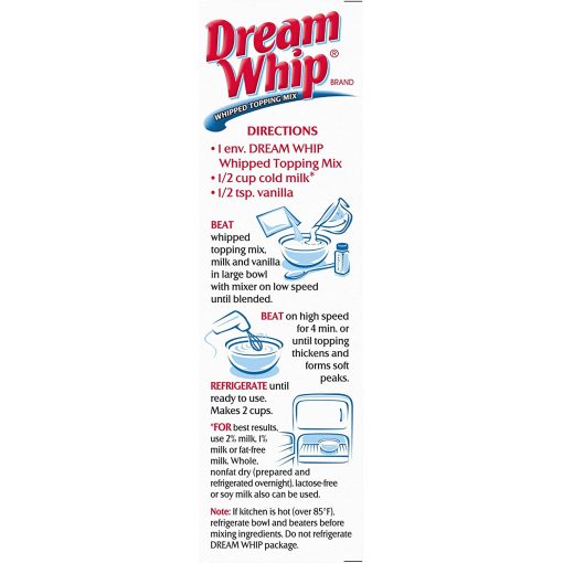 Dream Whip Whipped Dessert Topping Mix 2.6-Ounce Box (Pack of 2) with By The Cup Mood Spoons - Image 5