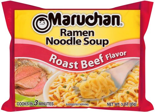 Maruchan Ramen Noodle Soup Variety, 7 Flavors, 3 Ounce Single Servings (Pack of 24) with By The Cup Chopsticks - Image 8