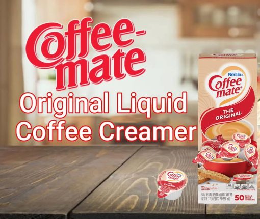 Nestle Coffee mate Liquid Coffee Creamer Singles, Original, 50 Ct Box (Pack of 2) with By The Cup Coffee Scoop - Image 7