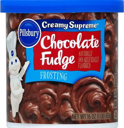 Pillsbury Creamy Supreme Frosting Variety Vanilla, Cream Cheese, Chocolate Fudge with By The Cup Frosting Spreader - Image 2