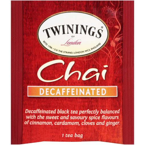 Twinings Chai Tea Bag Variety, 8 of each: Chai, Decaffeinated Chai, Ultra Spice, Spiced Apple, French Vanilla (Pack of 40) with By The Cup Honey Sticks - Image 3