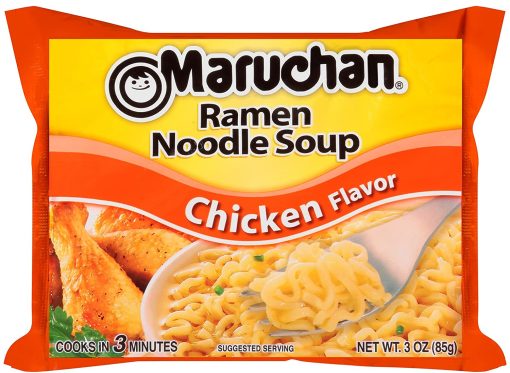 By The Cup Maruchan Ramen Variety 4 flavors + By The Cup Microwavable Soup Bowl (Pack of 12) - Image 3