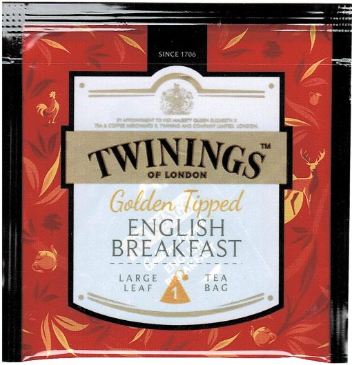 Twinings Discovery Collection Golden Tipped English Breakfast, 20 Large Leaf Pyramid Tea Bags with By The Cup Honey Sticks - Image 3