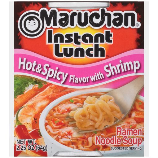 Maruchan Ramen Instant Lunch Variety, 5 Flavors (Pack of 12) with By The Cup Chopsticks - Image 5